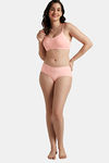 Amante Double Layered Non Wired Full Coverage Super Support Bra - Impatiens Pink — thumbnail 5
